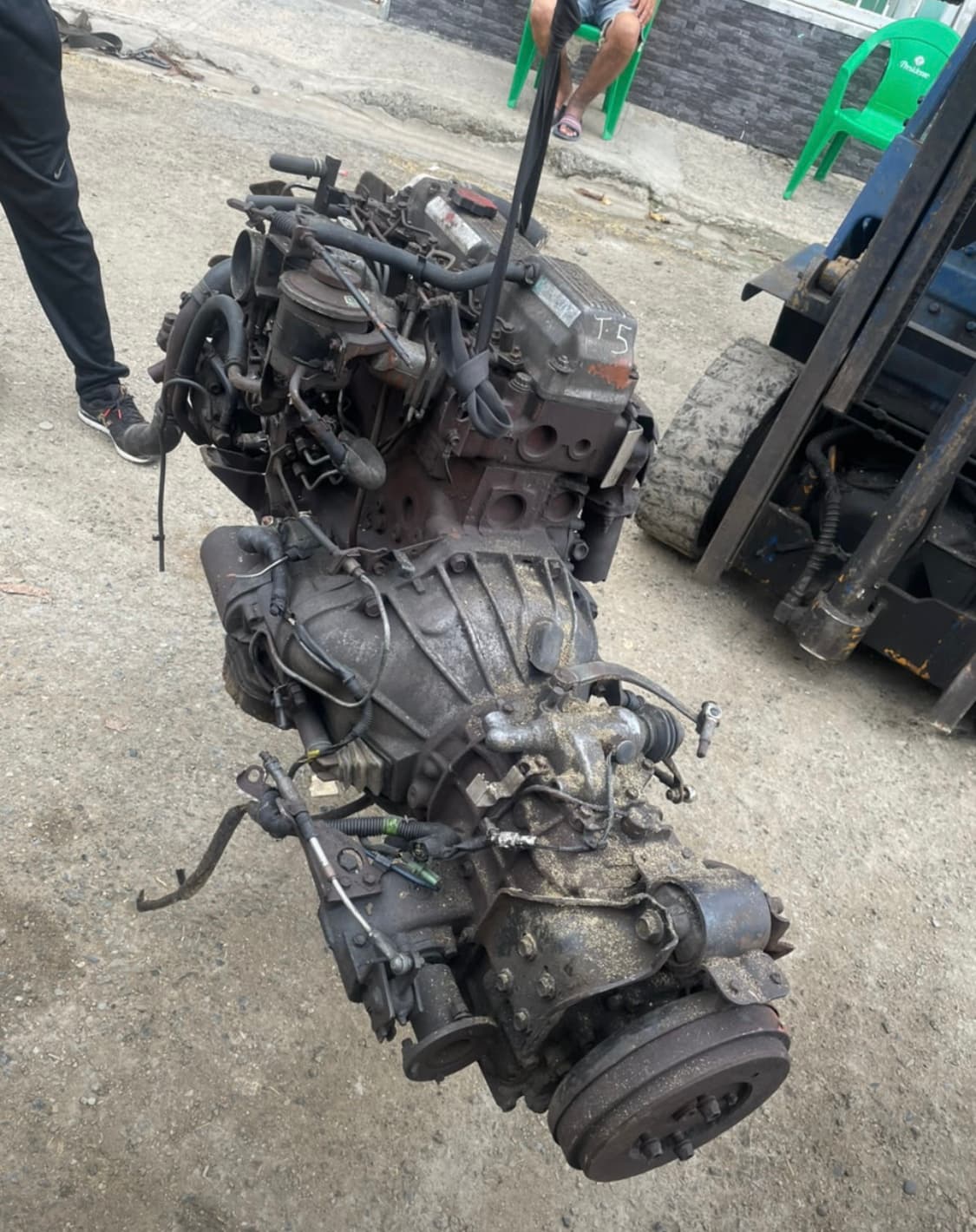 Motor Toyota 14B diésel 3.7L 4 cilindros